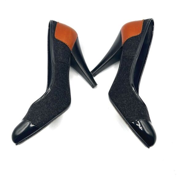 Chanel Vintage Wool Pumps Sz 39 - Picture 6 of 12